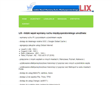 Tablet Screenshot of lix.net.pl