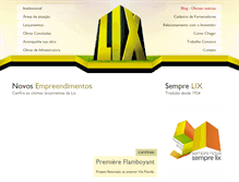 Tablet Screenshot of lix.com.br